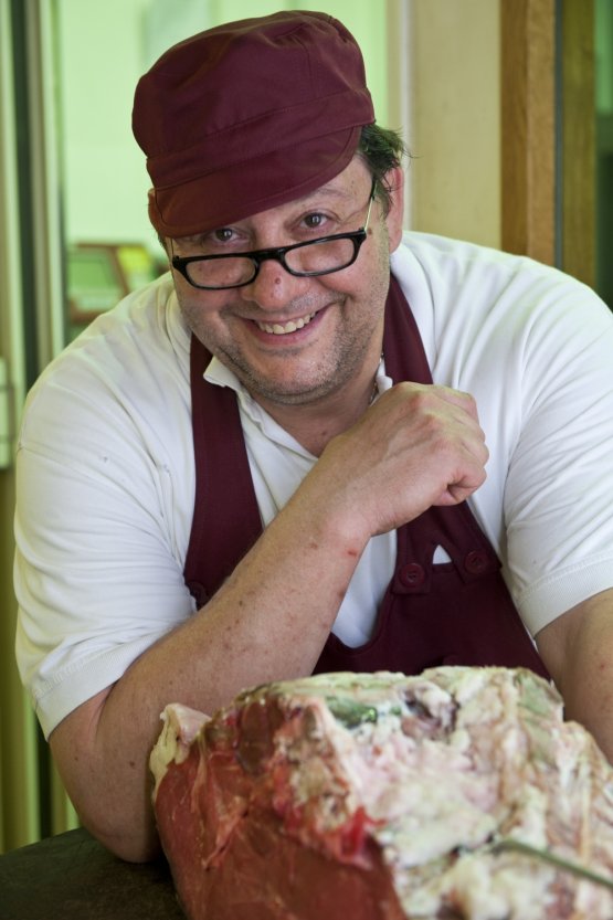 Giovanni Fornaciari, butcher owner of Brasserie da Gianni (foto Brambilla-Serrani)