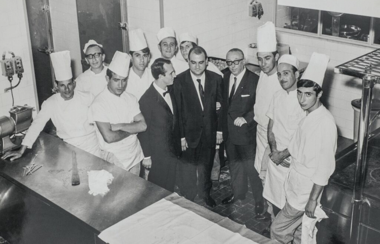 La brigata di cucina del Charleston