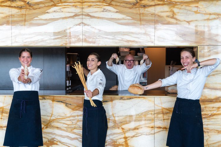 La brigata di pasticceria di Arnolfo, il ristorant