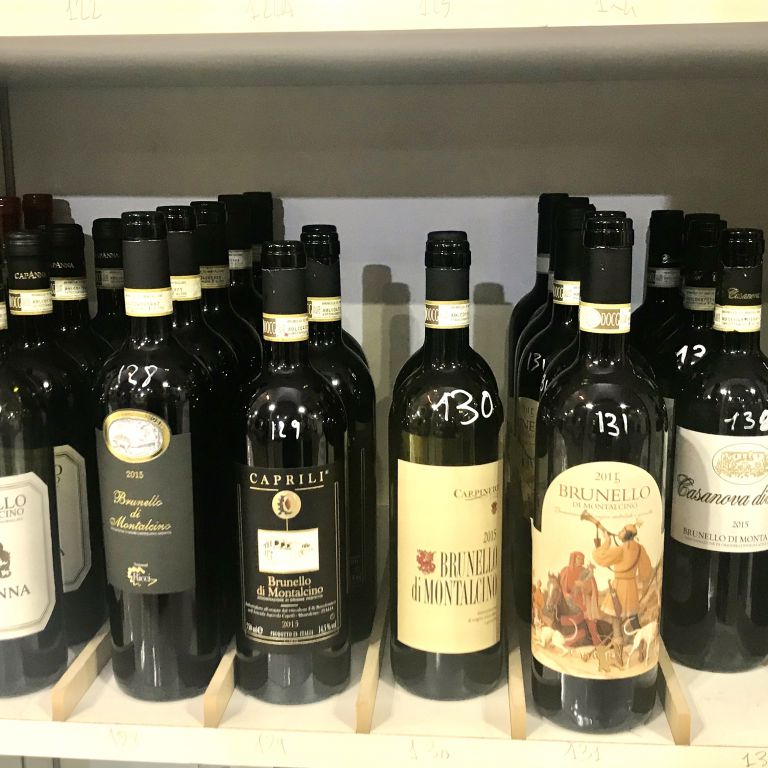 Alcune importanti etichette in degustazione