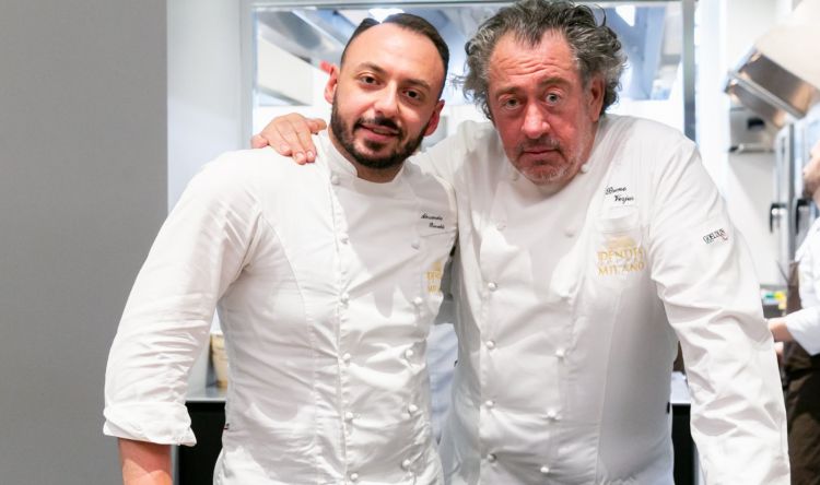 Con il resdident chef di Identità Golose Milano, Alessandro Rinaldi
