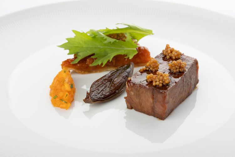  La Pluma di maiale iberico arrosto accompagnat
