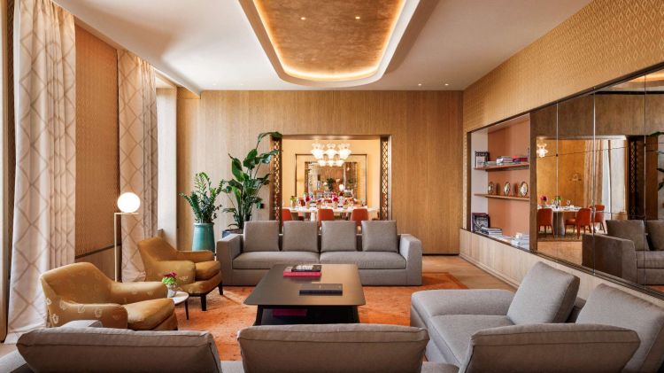 La Best Suite si trova all'interno del Bvlgari Hotel Roma