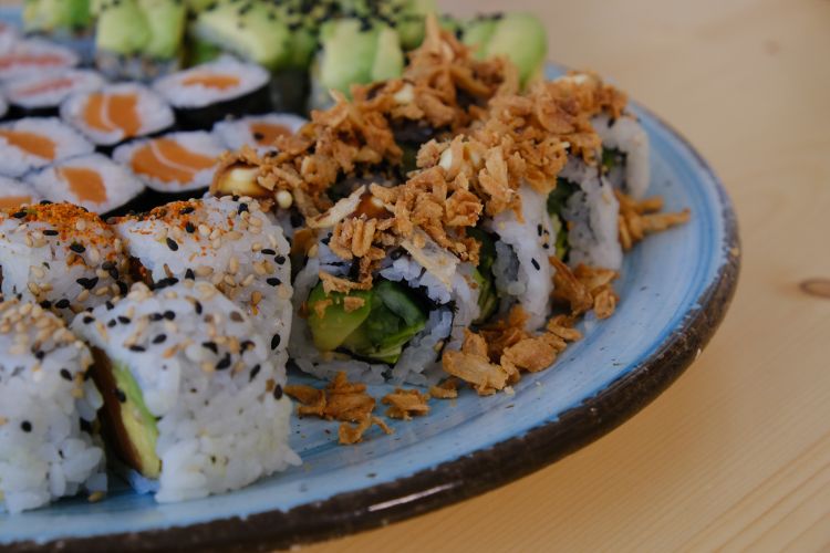 Uramaki veg di Mún Sushi Bar