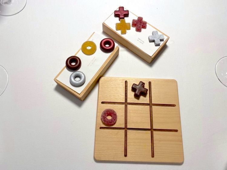 Il gioco del tris, per rendere più sfiziosa la piccola pasticceria