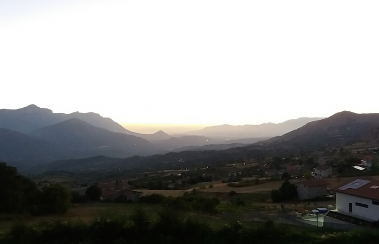 L'incredibile panorama dalla terrazza dell'