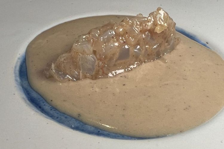 Tartare di calamaro al burro tostato
