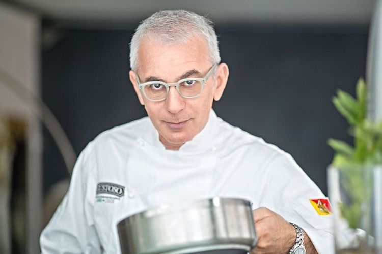 Lo chef Pasquale Caliri del Marina del Nettuno Yac