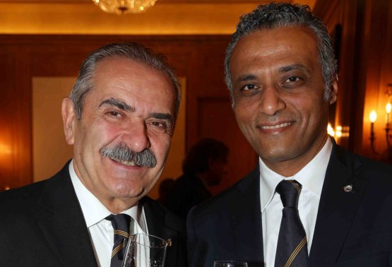Hosam Eldin with Fiorenzo Detti, Ais Lombardia president
