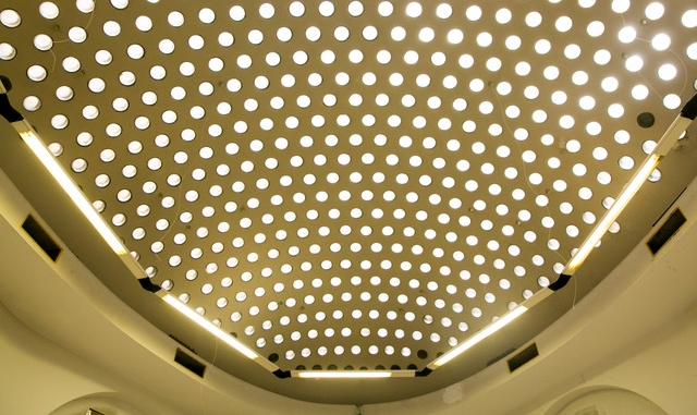 La cupola della sala centrale