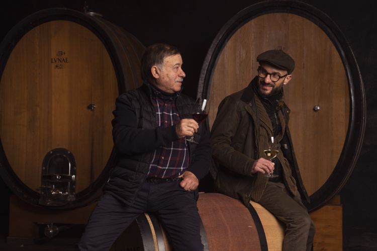 Paolo e Diego Bosoni in cantina