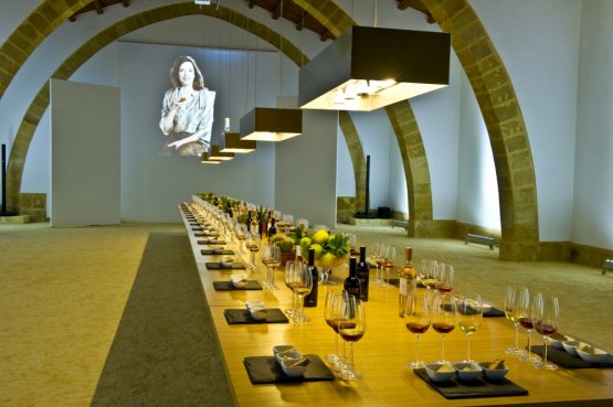 La sala degustazione
