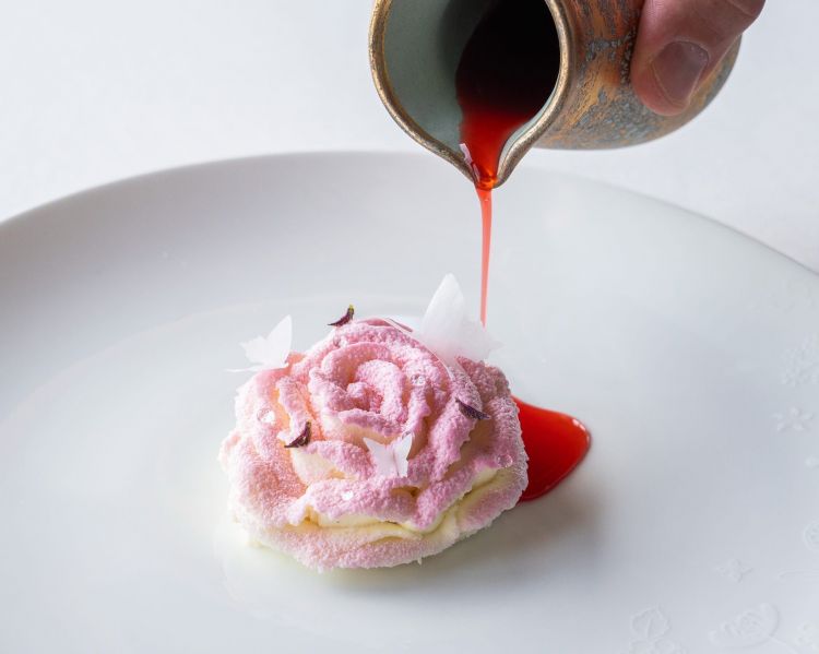 Frutti rossi e shiso
