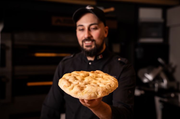 Carmine Pasqua e l'impasto di semola e mais