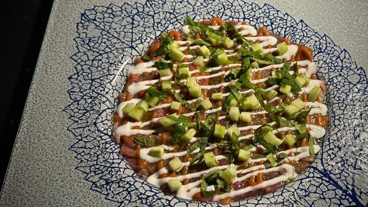 Ventresca in carpaccio
