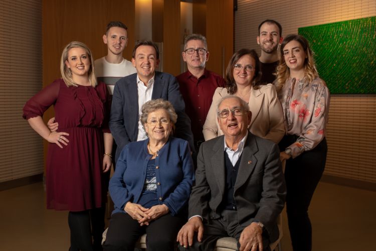 La famiglia Vicina al completo. Foto a cura di Ma