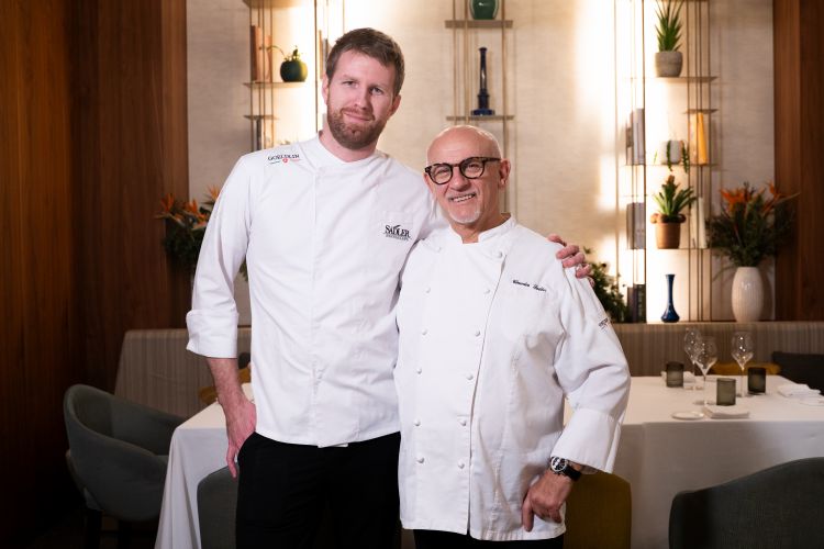 Gli chef Giacomo Lovato e Claudio Sadler
