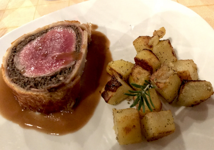 Filetto di manzo alla Wellington