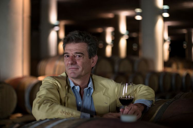 FIlippo Mazzei in cantina