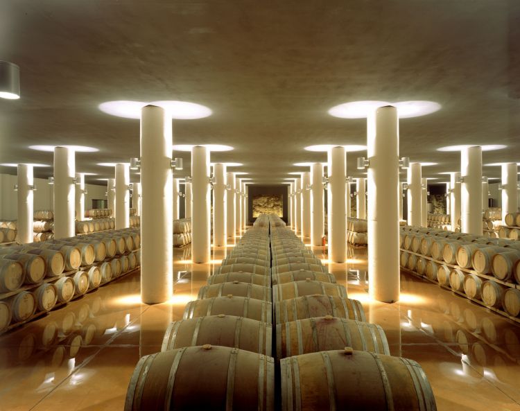 La cantina del Castello di Fonterutoli
