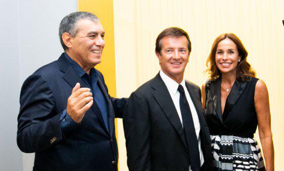 Claudio Ceroni con Giorgio Gori e Cristina Parodi
