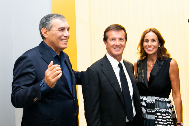 Claudio Ceroni con Giorgio Gori e Cristina Parodi
