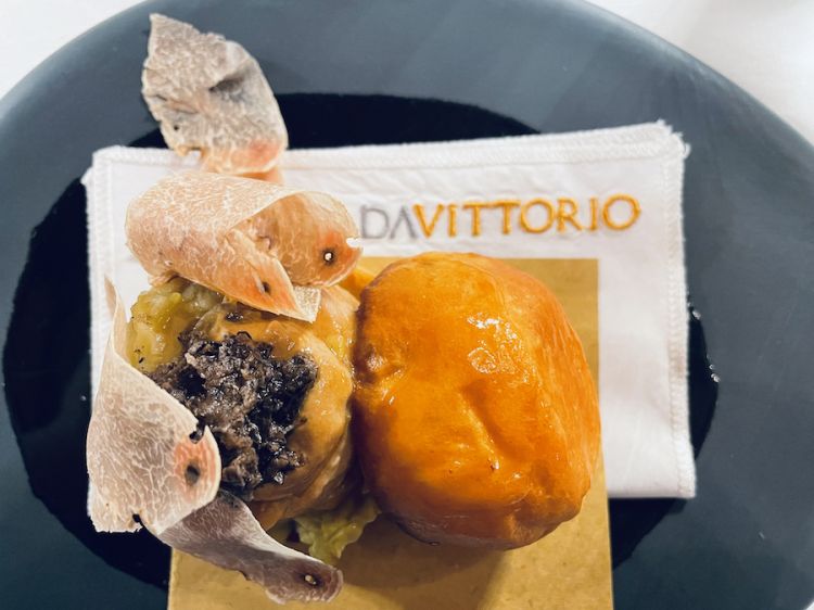 Truffle Burger from Bobo and Chicco Cerea
