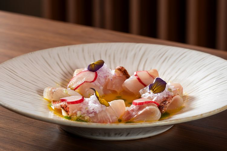 Ceviche trilogia blanc, uno dei piatti che abbiamo