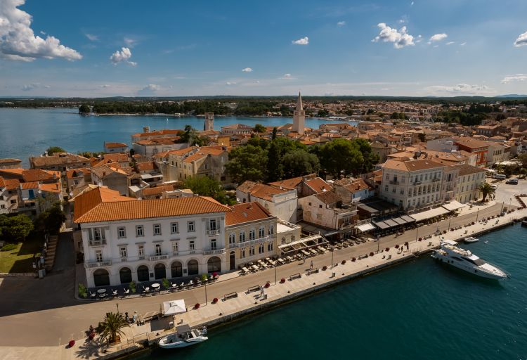 Il nuovo JAZ by Ana Ro&scaron; a&nbsp;Poreč sar&agrave;&nbsp;sul lungomare di Parenzo, all&rsquo;interno di uno storico hotel affacciato sull&rsquo;Adriatico
