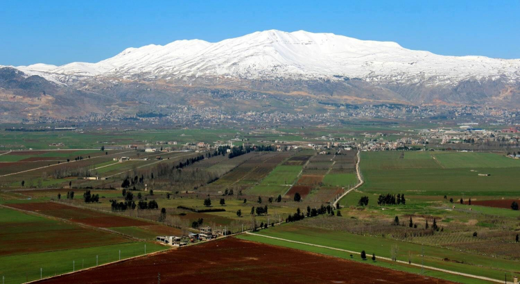 La Valle della Bekaa in Libano
