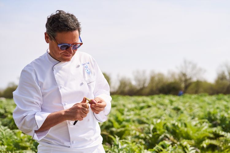 Ritratto di Alberto Fol, executive chef del The Gritti Palace
