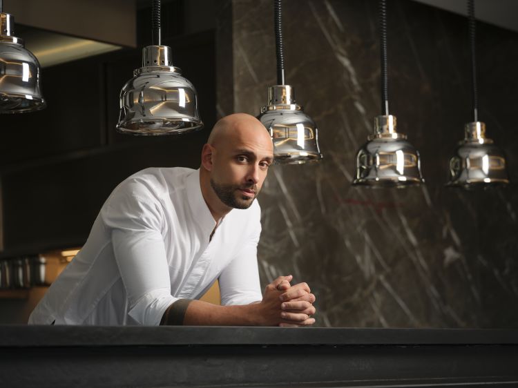 Il "padrone di casa" Andrea Antonini