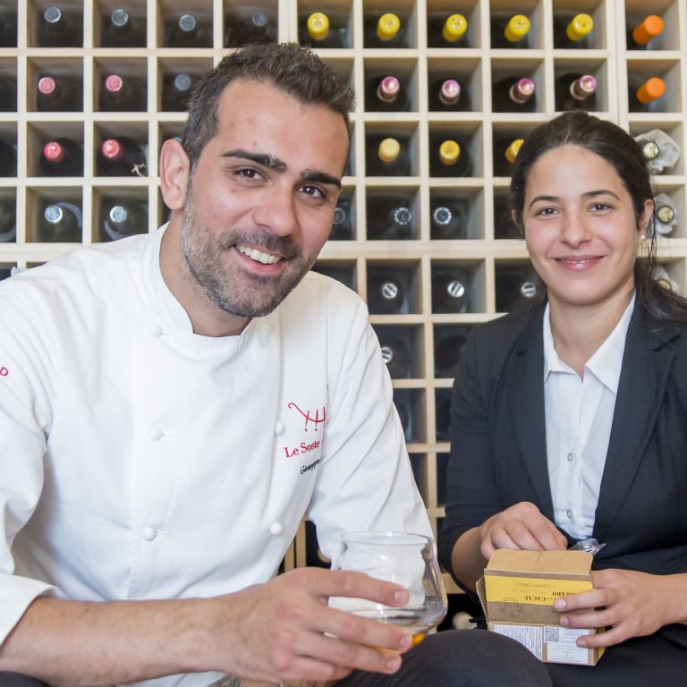 Giuseppe Geraci, chef, e Alessandra Quattrocchi, sommelier, fanno coppia anche nella vita
