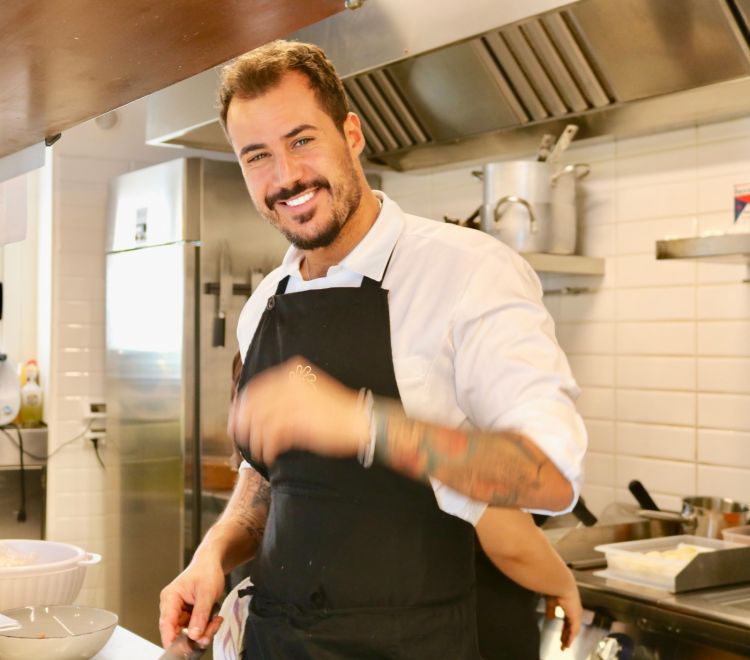 Lo chef e patron Joseph Micieli