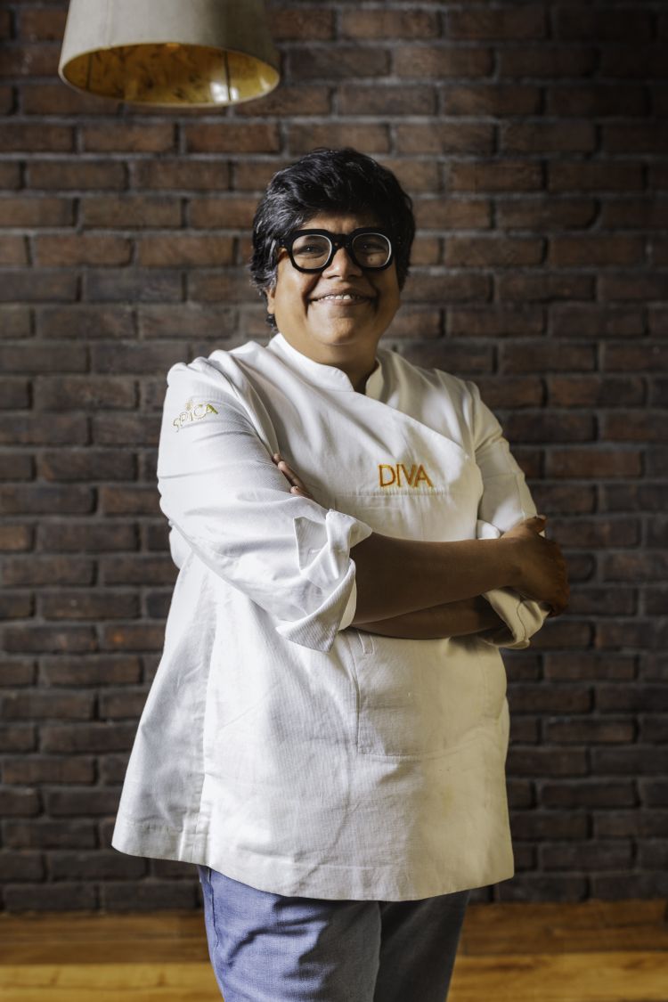 Ritu Dalmia è chef del ristorante indiano Cittamani a Milano, in via Carlo Mirabello
