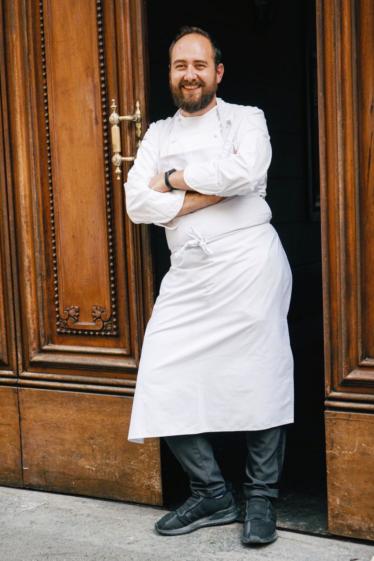 Lo chef Stefano Sforza del ristorante Opera Ingegno e Creatività
