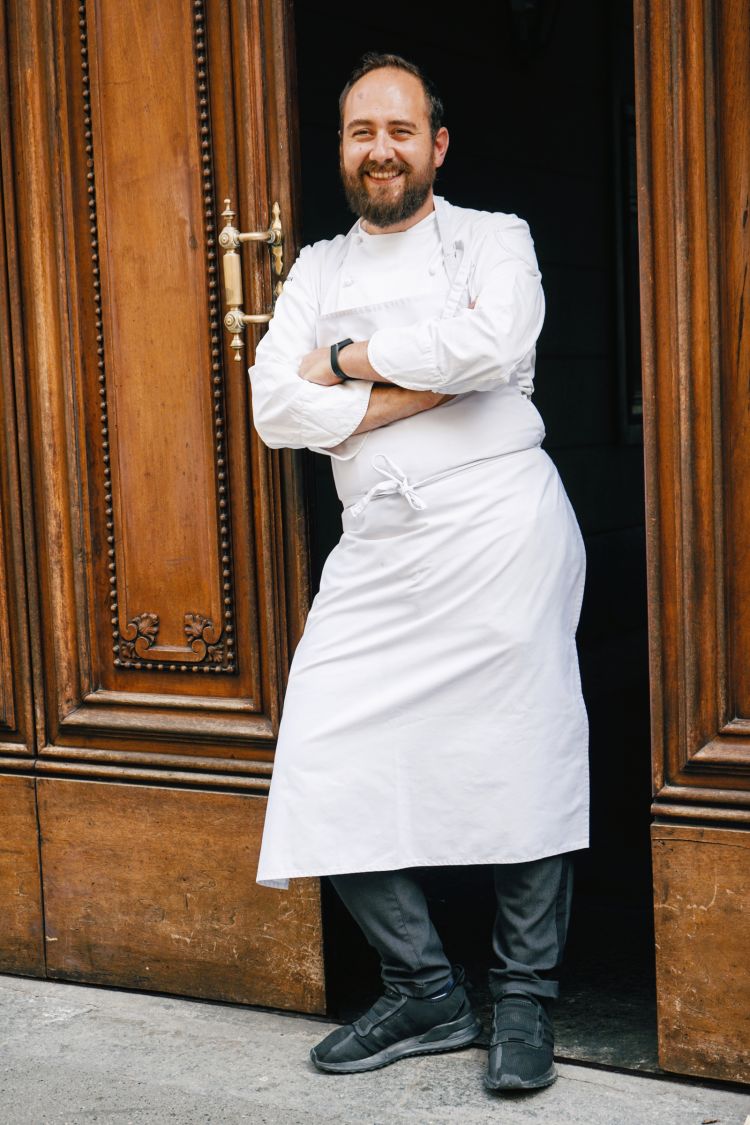 Lo chef Stefano Sforza del ristorante Opera Ingegno e Creatività
