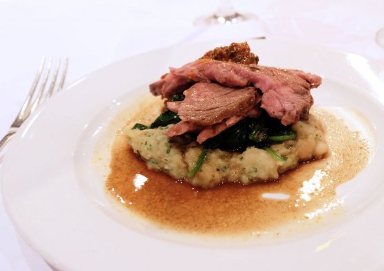 Lamb dish by Blo Deady served in one of the recent Chefs of Tomorrow's events (photo: Federica Carr)