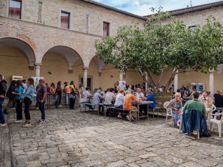 Il chiostro di Pianetto, cuore del Festival
