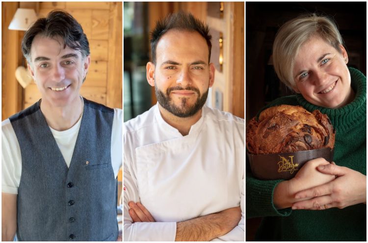Christian Macario, Fabio Ingallinera e Roberta Falco, rispettivamente&nbsp;patron del ristorante Il&nbsp;Nazionale,&nbsp;chef dello stesso ristorante e&nbsp;responsabile della Bottega del Nazionale, il laboratorio di pasticceria
