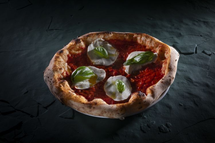 Una delle pizze presentate da Ciro Oliva