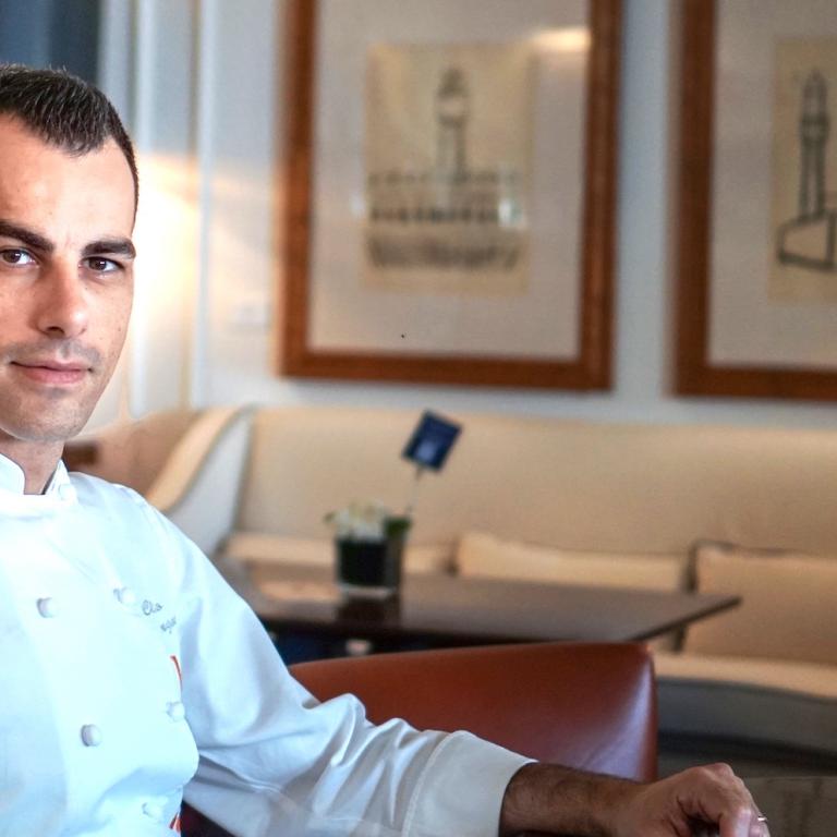 Lo chef Claudio Mengoni nella foto di Luca Managli