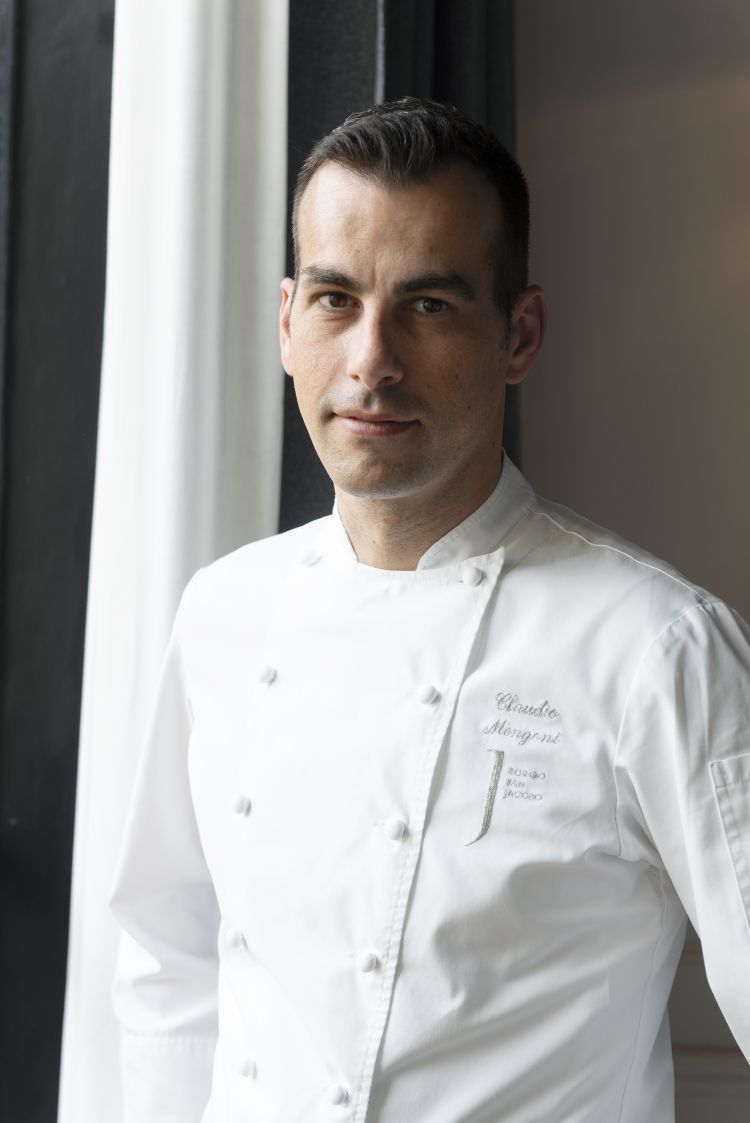 Chef Claudio Mengoni, alla guida della cucina di&nbsp;Borgo San Jacopo dal 2018
