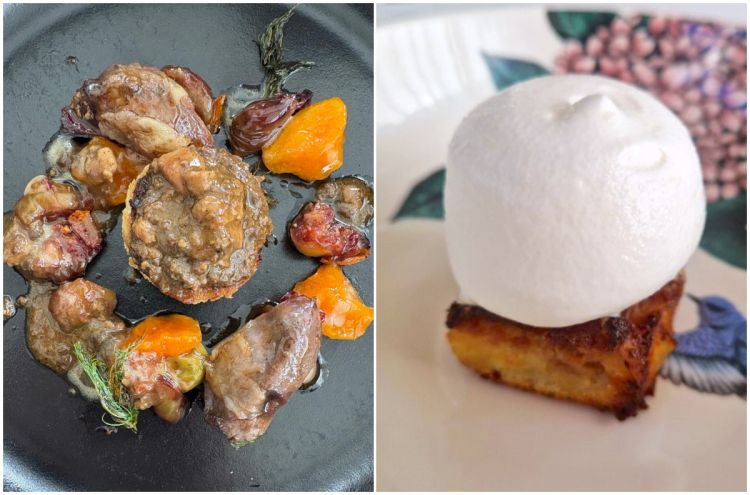 Colombaccio ai fichi e albicocche e&nbsp;Torta di mele&nbsp;
