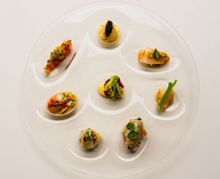 Colori del mare è un classico dell'Antica Osteria Cera, qui nella versione 2020