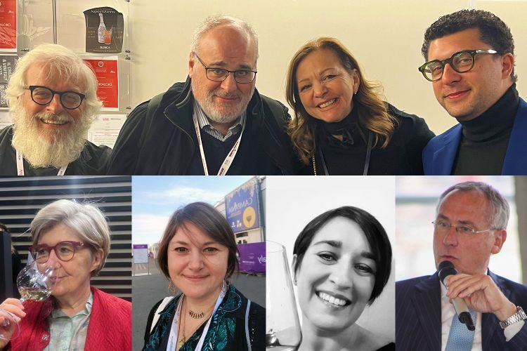 Identità di Vino al Vinitaly: in alto Leonardo Ro