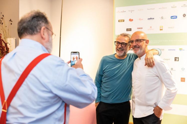 Paolo Marchi fotografa Bottura e Franco Pepe
