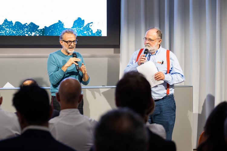 Massimo Bottura e Paolo Marchi
