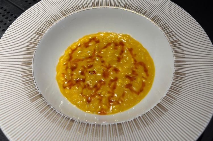 Riso, zafferano e genziana
