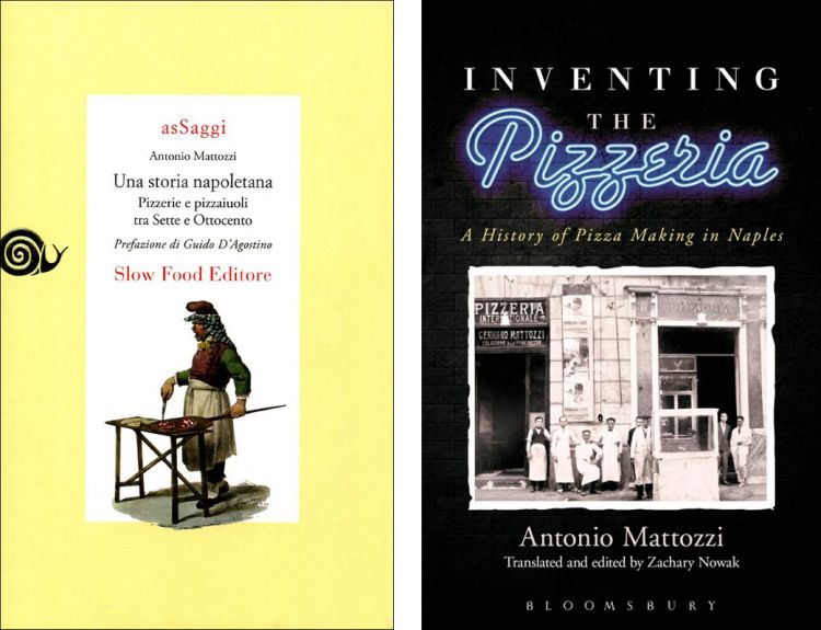 A sinistra, la copertina della prima edizione del libro di Antonio Mattozzi; a fianco, la copertina della traduzione inglese pubblicata da Bloomsbury Academic
